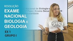 Resolução Exame 11ºano de Biologia e Geologia 2018 - 1ªFase - Grupo 1 - Exercício 1